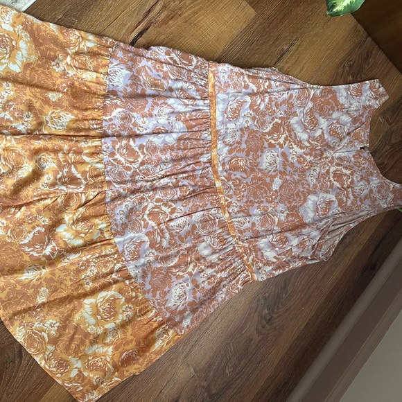 Maurices Rust and Cream Floral Tank Top - Picture 5 of 8